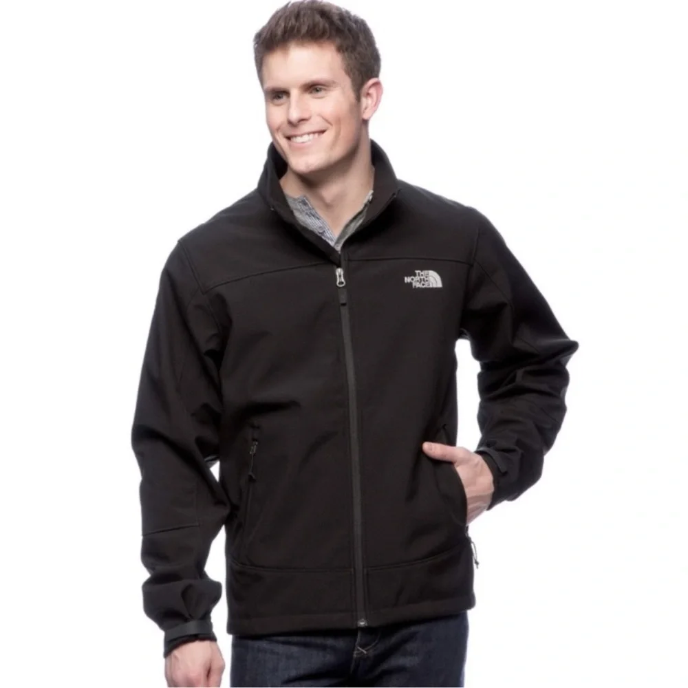 The North Face Chromium Thermal Jacket Size Large Zip Up Black‎